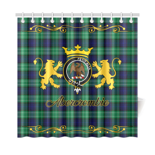 Tartan Shower Curtain - Abercrombie (Or Abercromby) Clan A9