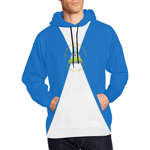 Nicaragua Hoodie - Nicaragua Flag A16