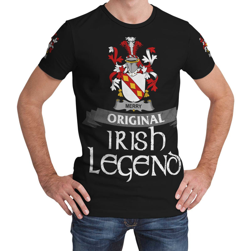 Merry or O'Merry Ireland T-Shirt - Original Irish Legend A7