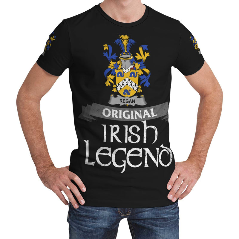 Regan or O'Regan Ireland T-Shirt - Original Irish Legend A7