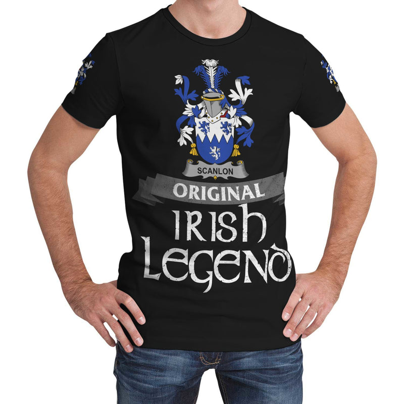 Scanlon or O'Scanlan Ireland T-Shirt - Original Irish Legend A7