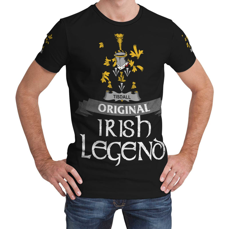 Tisdall or Tisdale Ireland T-Shirt - Original Irish Legend A7