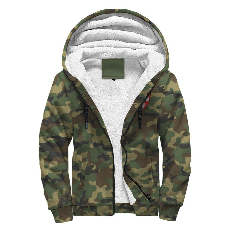 Lithuania Sherpa Hoodie Camo (Women's/Men's) A7