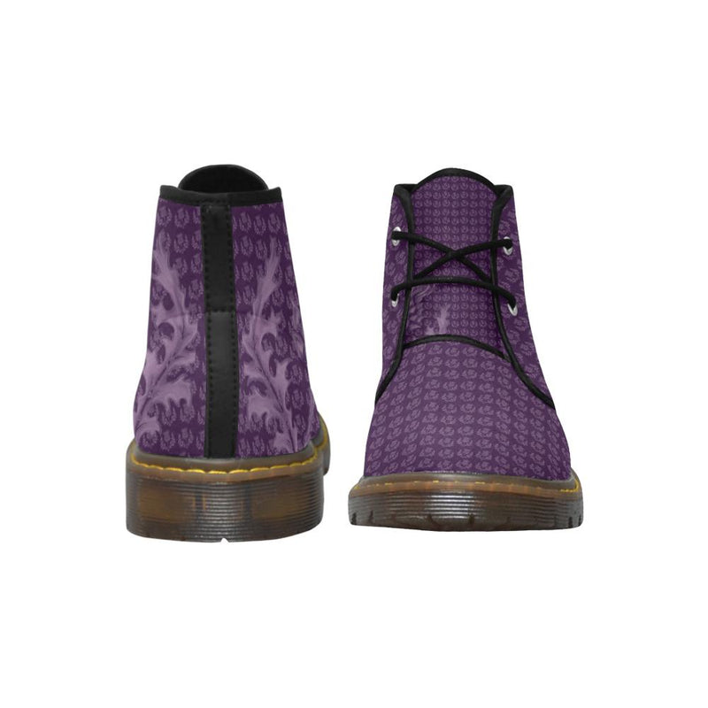 Scotland Nubuck Chukka Boots - Scottish Thistle Purple Edition A7