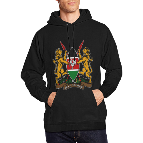 Kenya Hoodie Coat Of Arms - Bn04