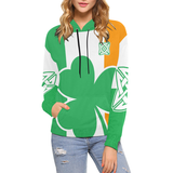 Ireland Flag And Shamrock Hoodie H7