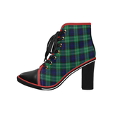 Tartan Heel - Abercrombie Tartan Chunky Heel A9