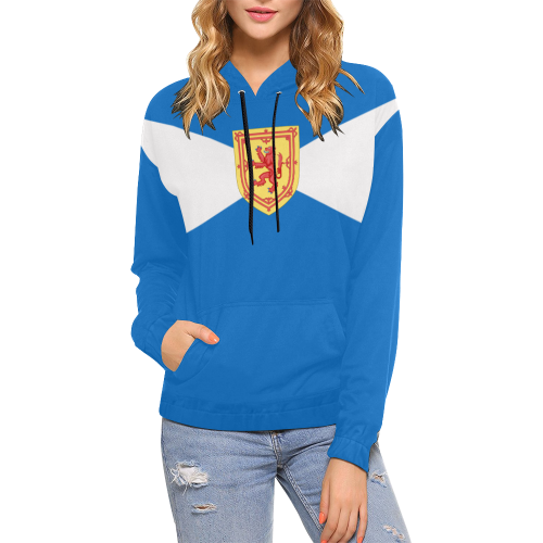 Scotland Hoodie - Scottish Flag And Coat Of Arms A2
