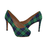 Abercrombie Tartan Heels - Women's Tartan High Heels Th8