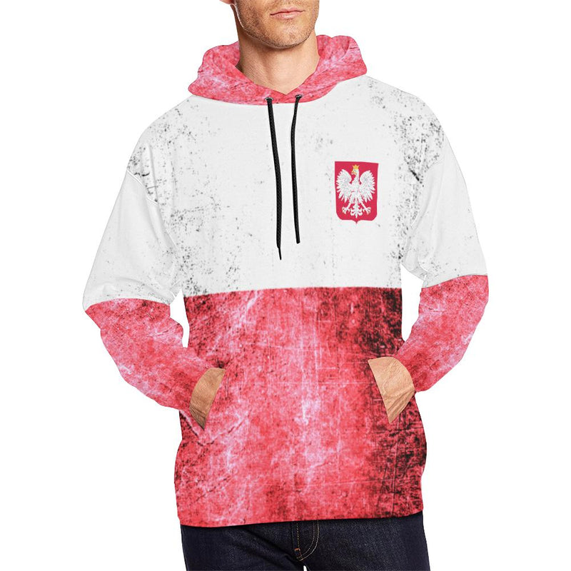 Poland Flag  All Over Print Hoodie A1