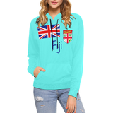 Fiji Flag And Coat Of Arms All Over Print Hoodies - Nn4