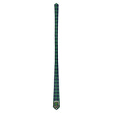 Abercrombie Tartan Tie with Clan Crest TH8