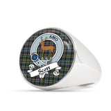 Scott Tartan Crest Ring Th8