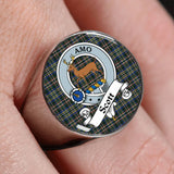 Scott Tartan Crest Ring Th8