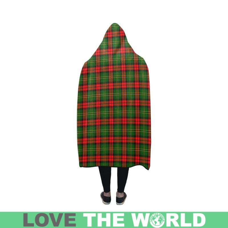 Blackstock Tartan Hooded Blanket - Bn