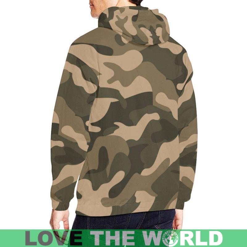 CANADA MAPLE LEAF WITH CAMO STYLE HOODIE K5