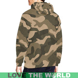 CANADA MAPLE LEAF WITH CAMO STYLE HOODIE K5