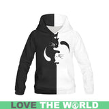 Cat Yin Yang All Over Print Hoodies H21
