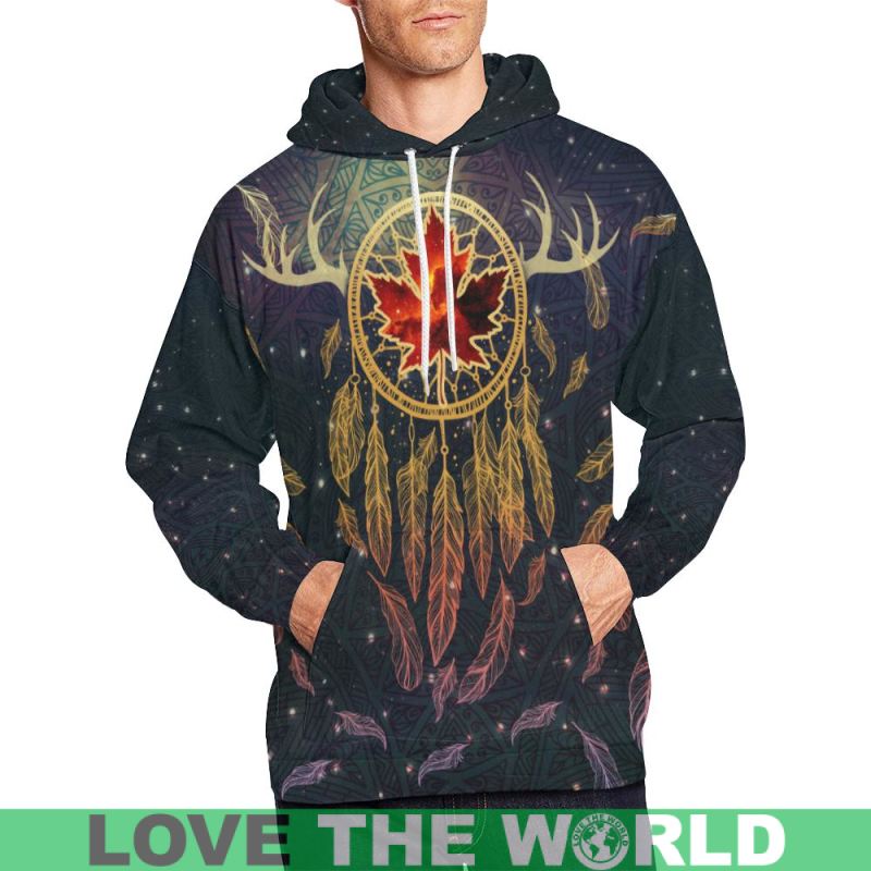 Dreamcatcher With Maple Leaf Hoodies H4