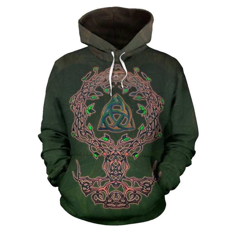Celtic hoodie Celtic tree of life hoodie J7