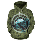 Celtic hoodie Celtic raven and symbols hoodie J7