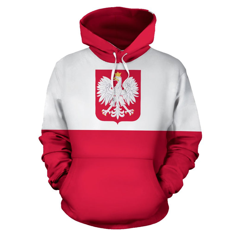 Poland Hoodie All Over Print - Poland Flag Hoodie H4