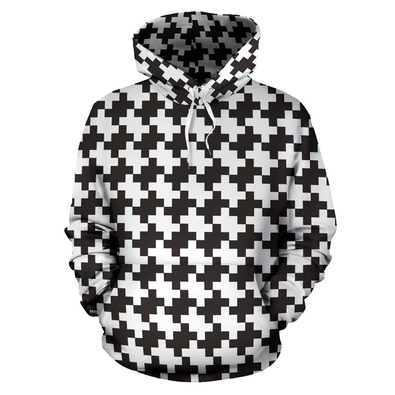 Houndstooth Hoodie Pattern 06 J2