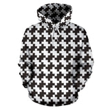 Houndstooth Hoodie Pattern 06 J2