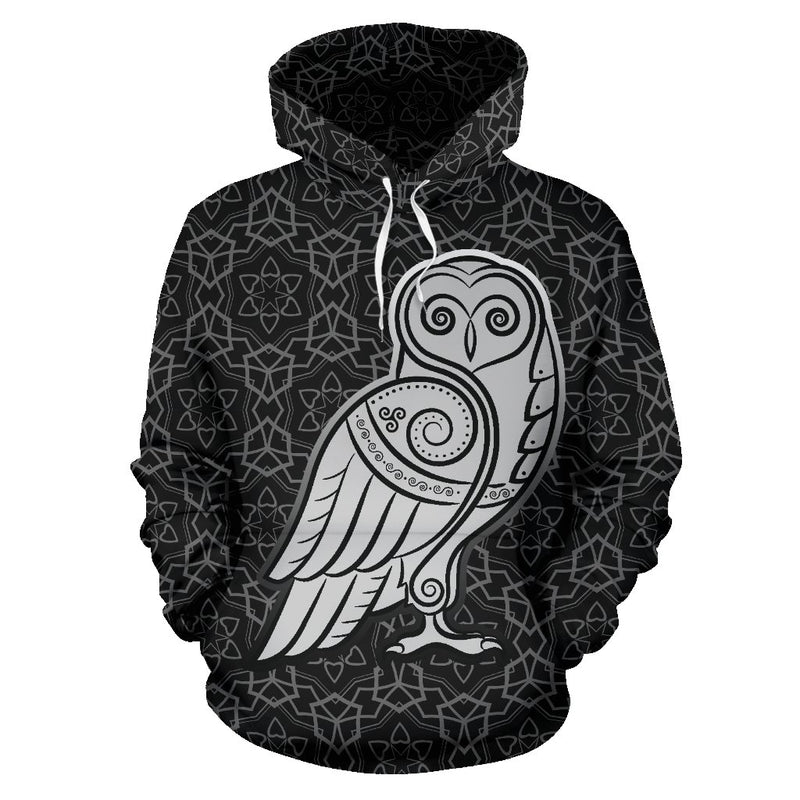 Celtic hoodie Celtic owl hoodie J7
