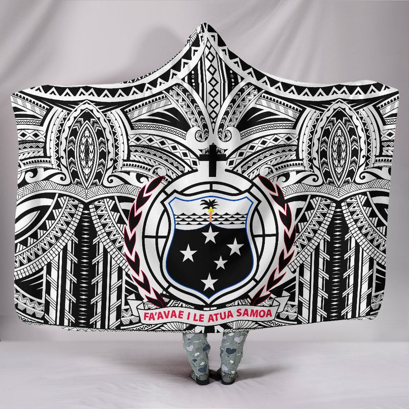 Samoa Hooded Blanket - Coat Of Arm - BN17