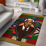 Nelson Mandela Area Rug - Fighting for African - BN21