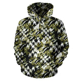 Houndstooth Hoodie Pattern Camo J2