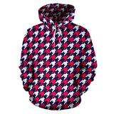 Houndstooth Hoodie Pattern Camo 04 J2