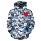 Cymru Wales Hoodie 02 - Camo Hoodie - BN02