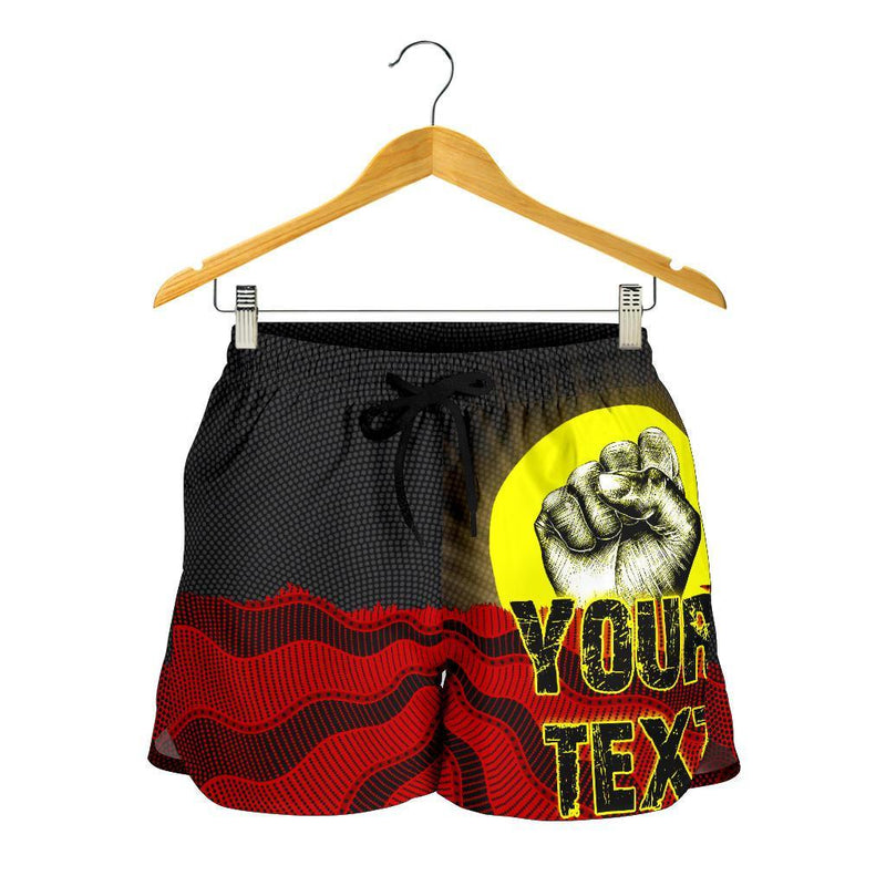 [Custom] Australia Women's Shorts, Black Lives Matter Sun Dot Painting - BN18