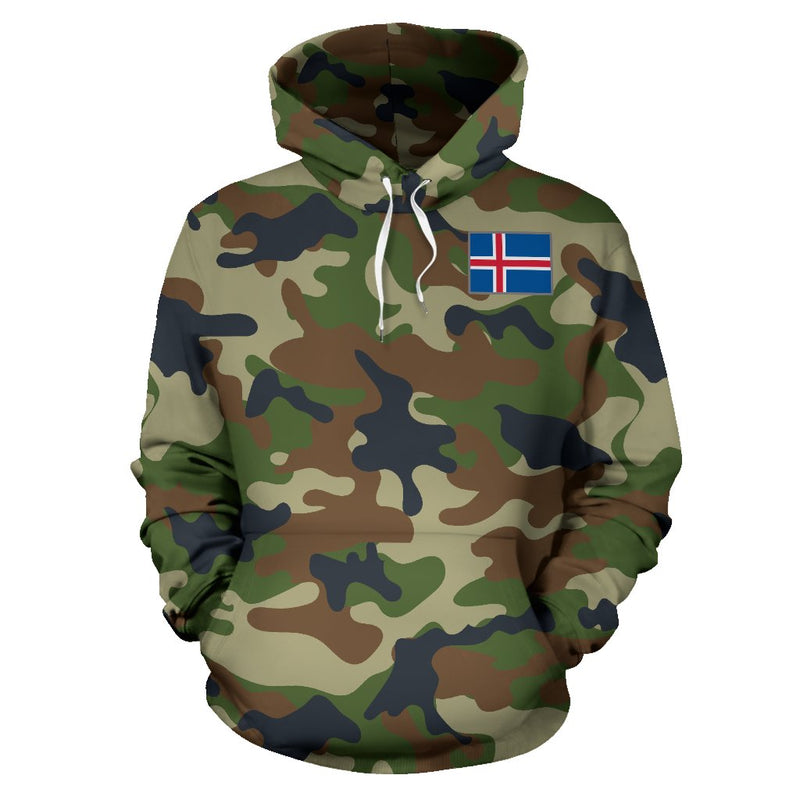 Iceland Hoodie - Camo Style - BN04