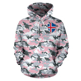 Iceland Hoodie - Pink Camo Style - BN04