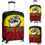 [Custom] Australia Aboriginal Luggage Covers, Black Lives Matter Sun Dot Painting - BN18