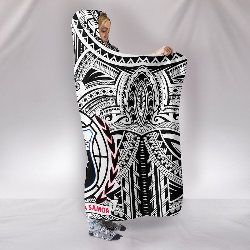 Samoa Hooded Blanket - Coat Of Arm - BN17