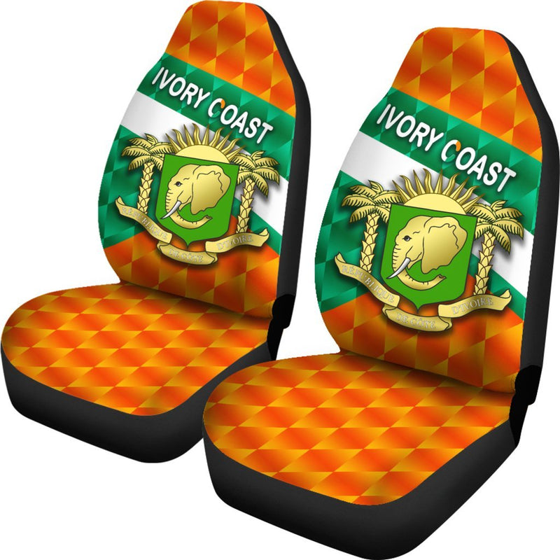 Ivory Coast Car Seat Covers Sporty Style K8