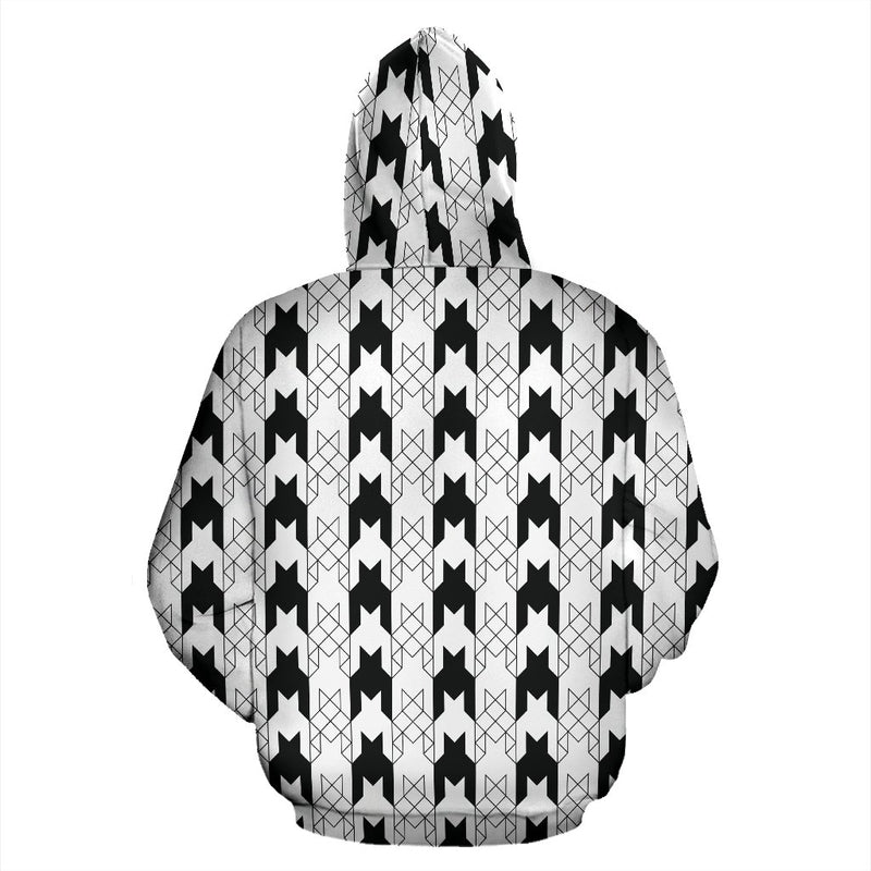 Houndstooth Hoodie Pattern 02 J2