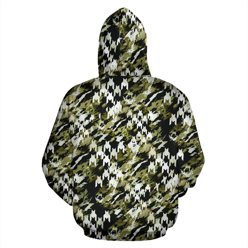 Houndstooth Hoodie Pattern Camo J2