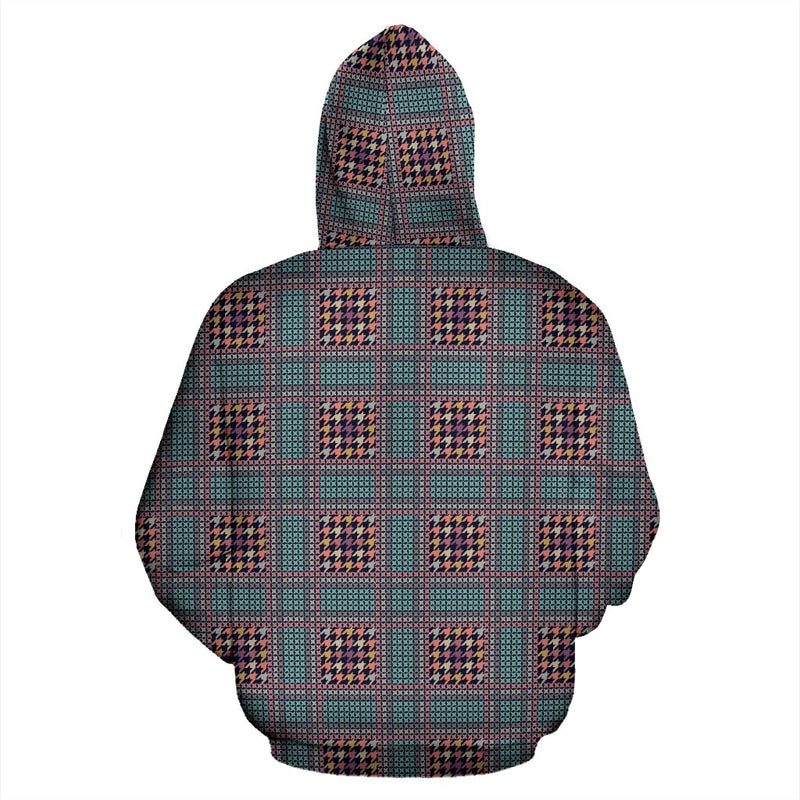 Houndstooth Hoodie Pattern 4 J2