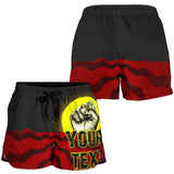 [Custom] Australia Women's Shorts, Black Lives Matter Sun Dot Painting - BN18