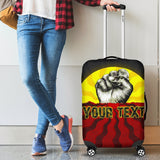 [Custom] Australia Aboriginal Luggage Covers, Black Lives Matter Sun Dot Painting - BN18