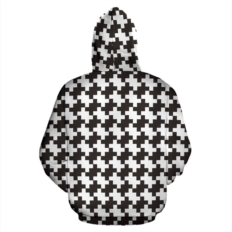 Houndstooth Hoodie Pattern 06 J2
