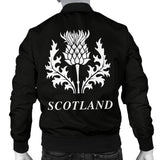 Ramsay Tartan Lion And Thistle Bomber Jacket For Men Th8