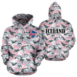 Iceland Hoodie - Pink Camo Style - BN04