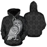 Celtic hoodie Celtic owl hoodie J7