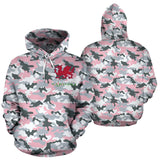Cymru Wales Hoodie 04 - Camo Hoodie - BN02